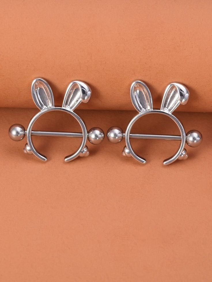 Piercing téton lapin